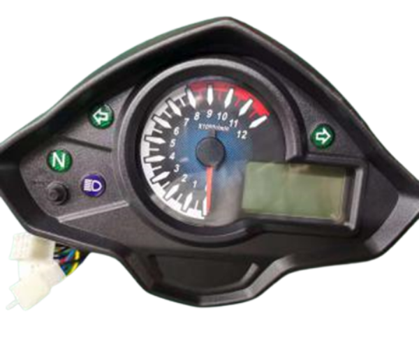 What is the reason why the pointer on the motorcycle dashboard does not move?